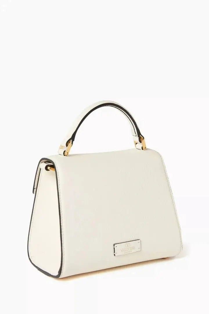 Valentynoo White VSling TopHandle ShoulderBag With DustCoverhut - Image 5
