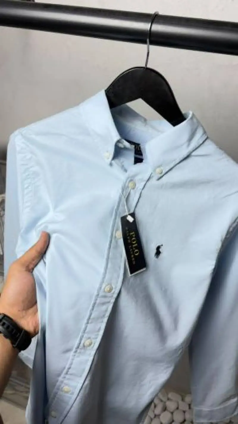 Ralph Lauren Premium Cotton Lycra Shirts 2571 - Image 3