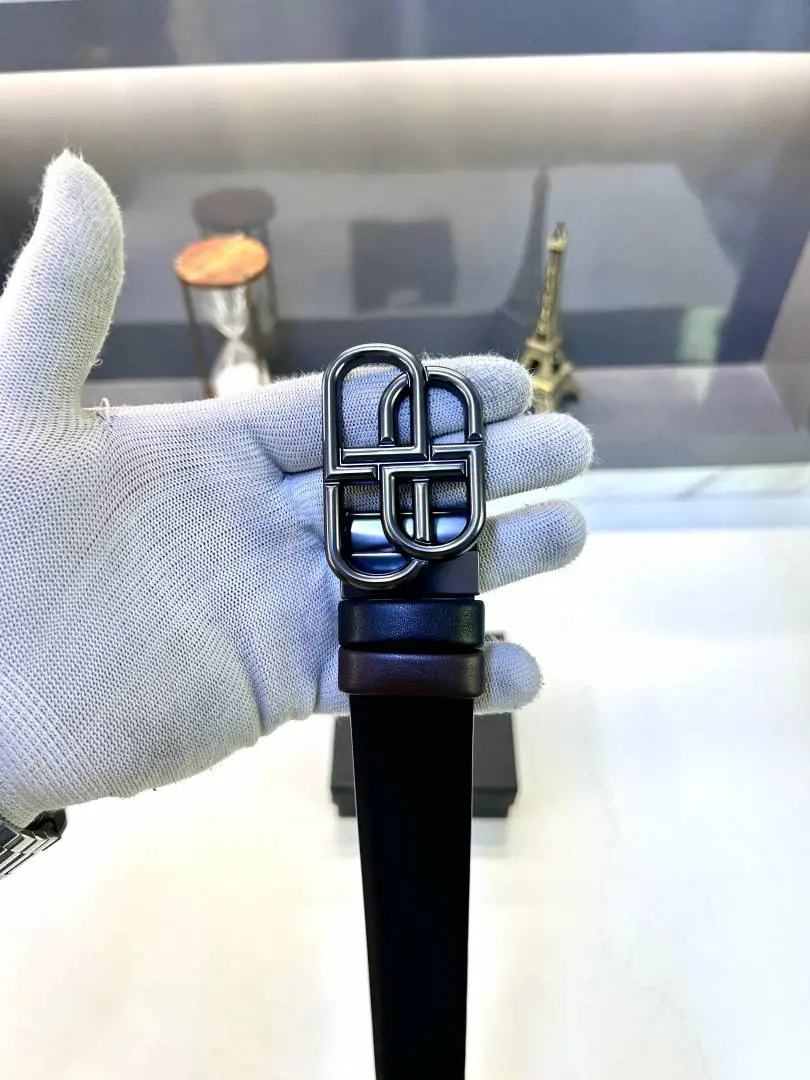 Balenciaga Black Grey Belt Fa 647 - Image 3