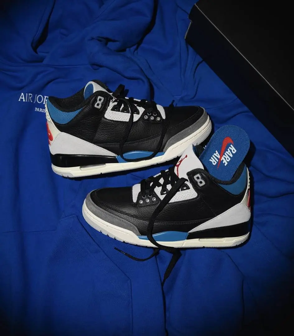 NIKK.E AIR JORDAN 3 RETRO RARE AIR - Image 2