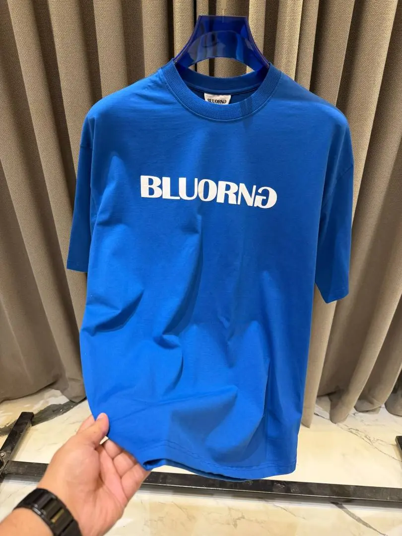 Bluorang impoted Primium Tshirt Blue - Image 2