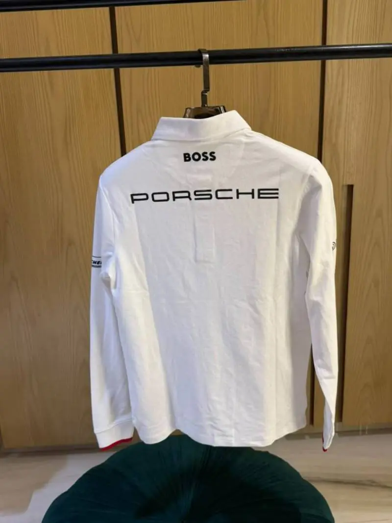 PORSCHE xBOSXS IMPORTED STORE ARTICLE POLO T-SHIRTxx - Image 3