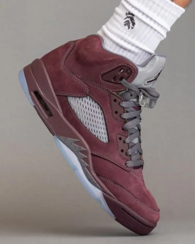Jordan Retro 5 burgundy - Image 2