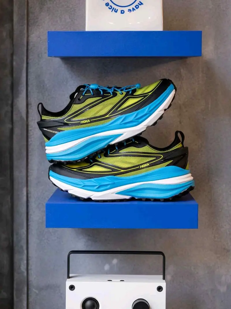 Hoka Stinson One7 Black Skyward Blue 2679 - Image 3