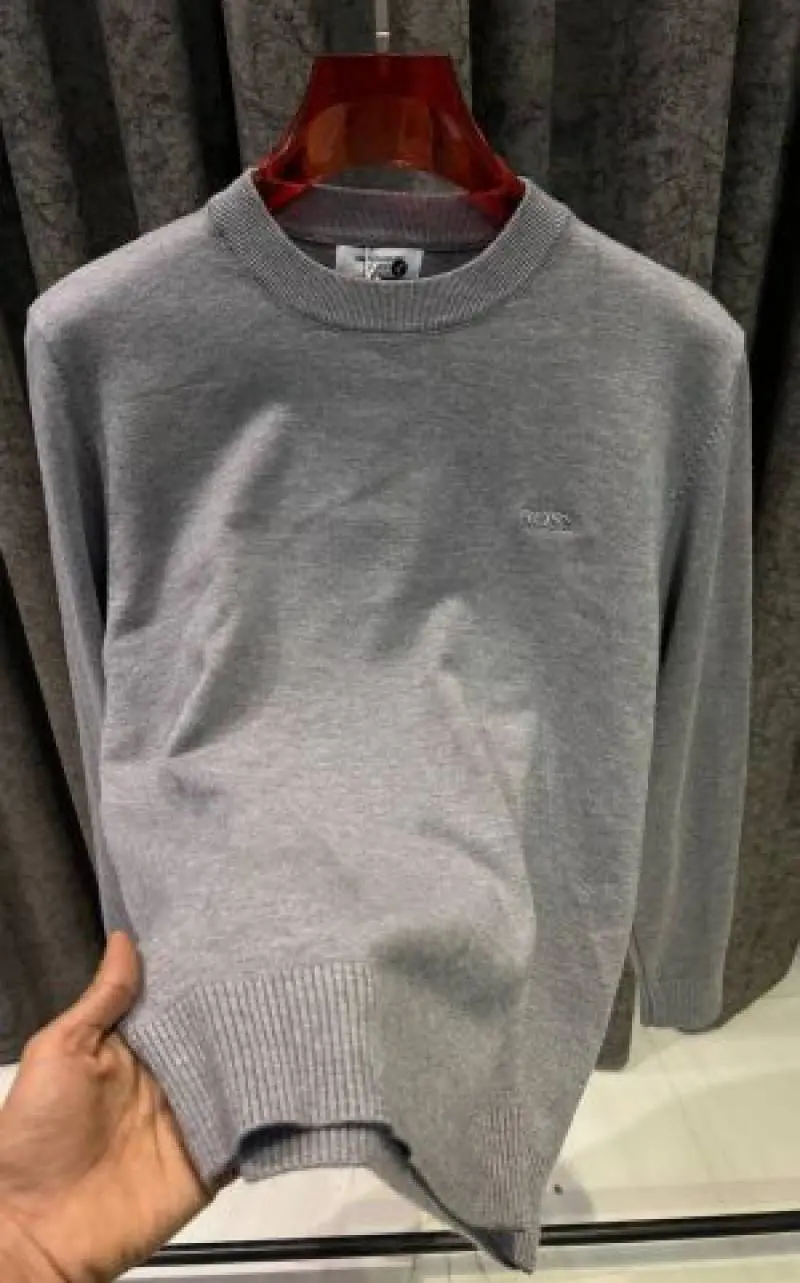 BOSS IMPORTED STORE ARTICLE SWEATER GREY - Image 3