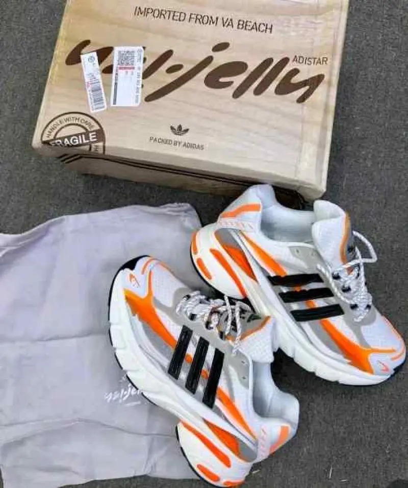 Adidas x pharrell williams jellyfish blanc orange - Image 2