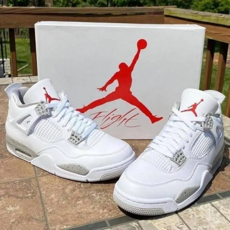Jordan 4 Oreo White With special box For mens - Image 6