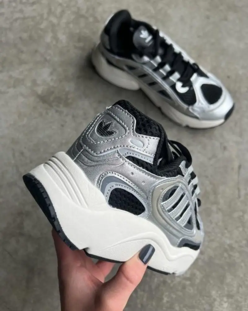Adidas Ozmillen Silver Black - Image 4