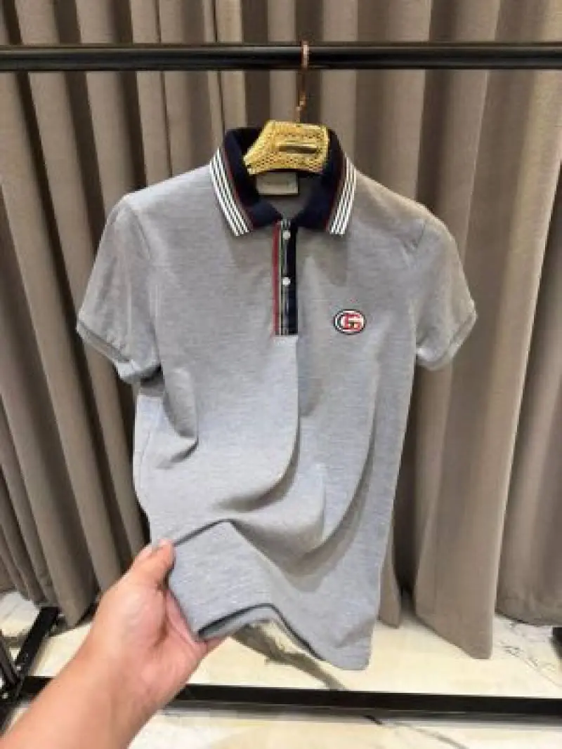 Gucci Imported primium Polo Tshirt Grey - Image 2