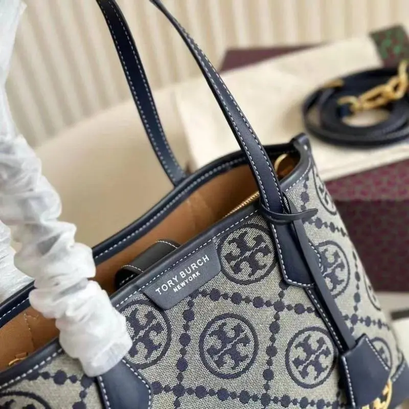 Tori Burch Mini Jacquard Tote With OriginalDustCover - Image 2
