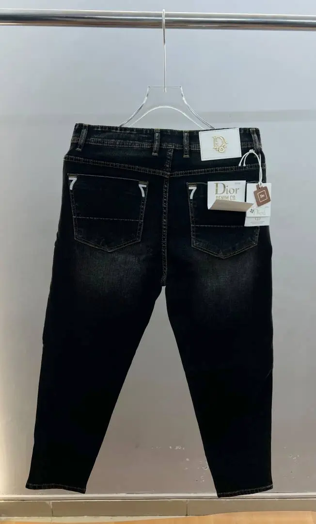 Christian Dio Premium Regular fit Denim with back pocket Logo Sale Offer 2388