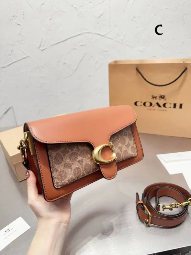 Coach Tabby 26 Shoulder Bag With OG Box & Dust Bag (Printed Brown-246) - Image 5