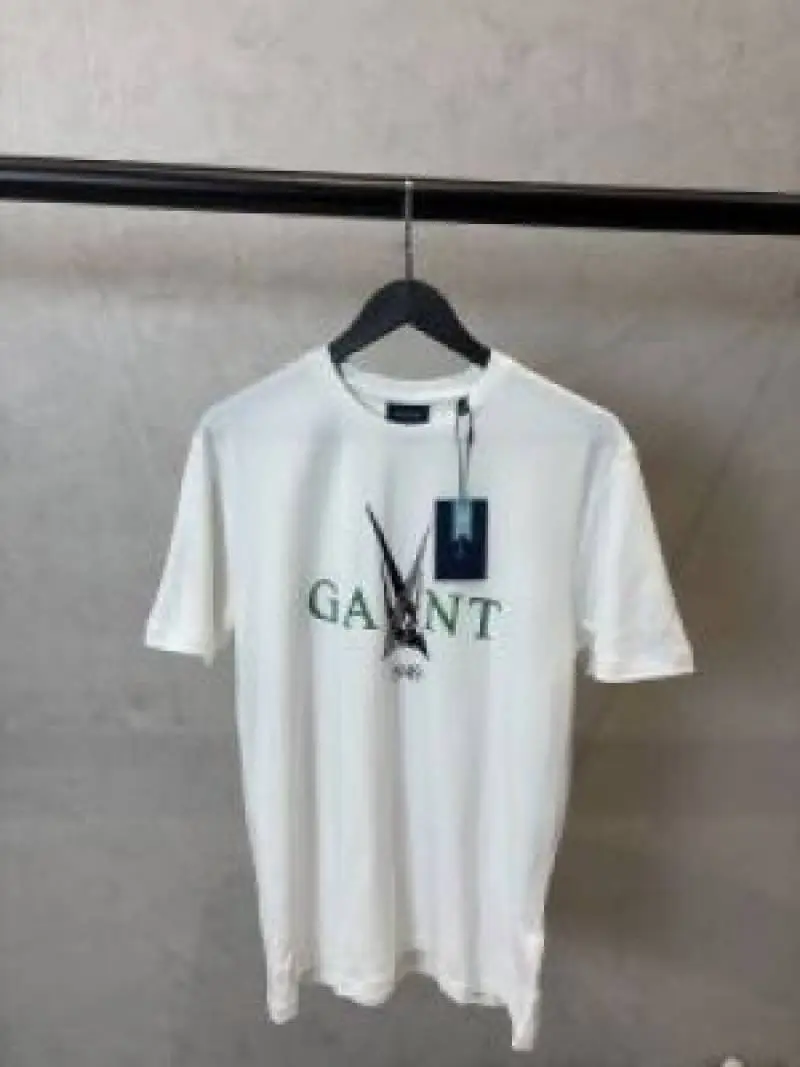 Gant Graphic Print White T-Shirt 1040 Sale Offer Vs1000 - Image 3