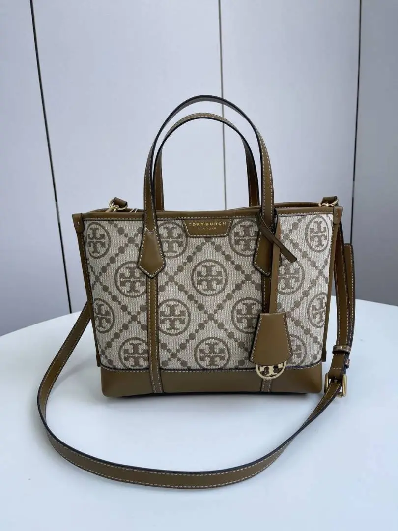 Tori Burch Mini Jacquard Tote With OriginalDustCover - Image 5