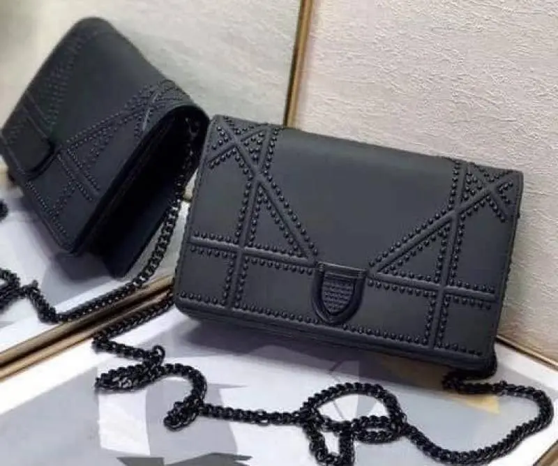 Dior Dioorama Matte Black Shoulder Bag With OriginalBox & DustCover Packing - Image 8