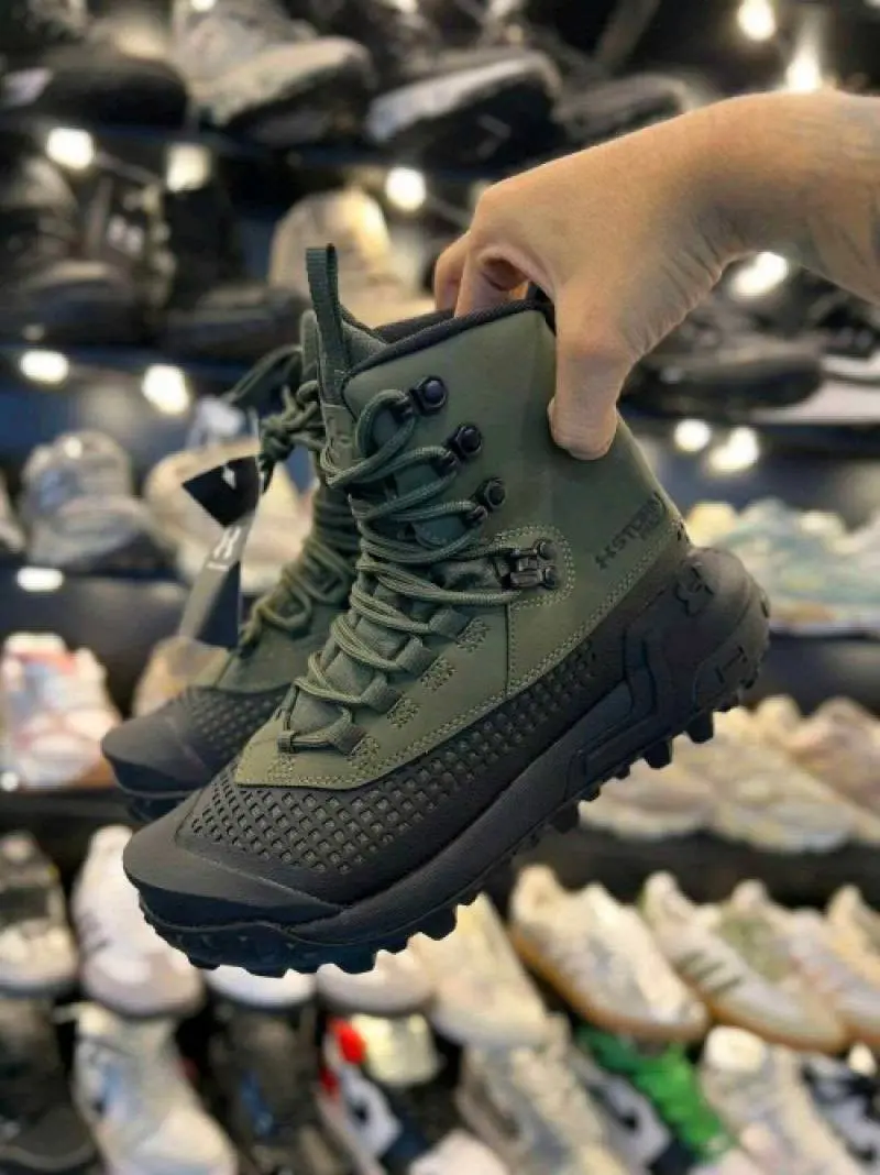 Under Armorr Hovr Raider WP Olive Green Black 605 - Image 2