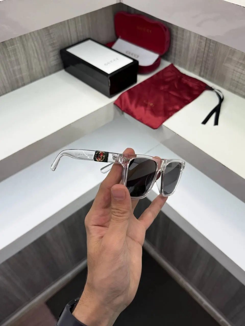 Gucci 1390 Premium sunglass (Ice) - Image 3