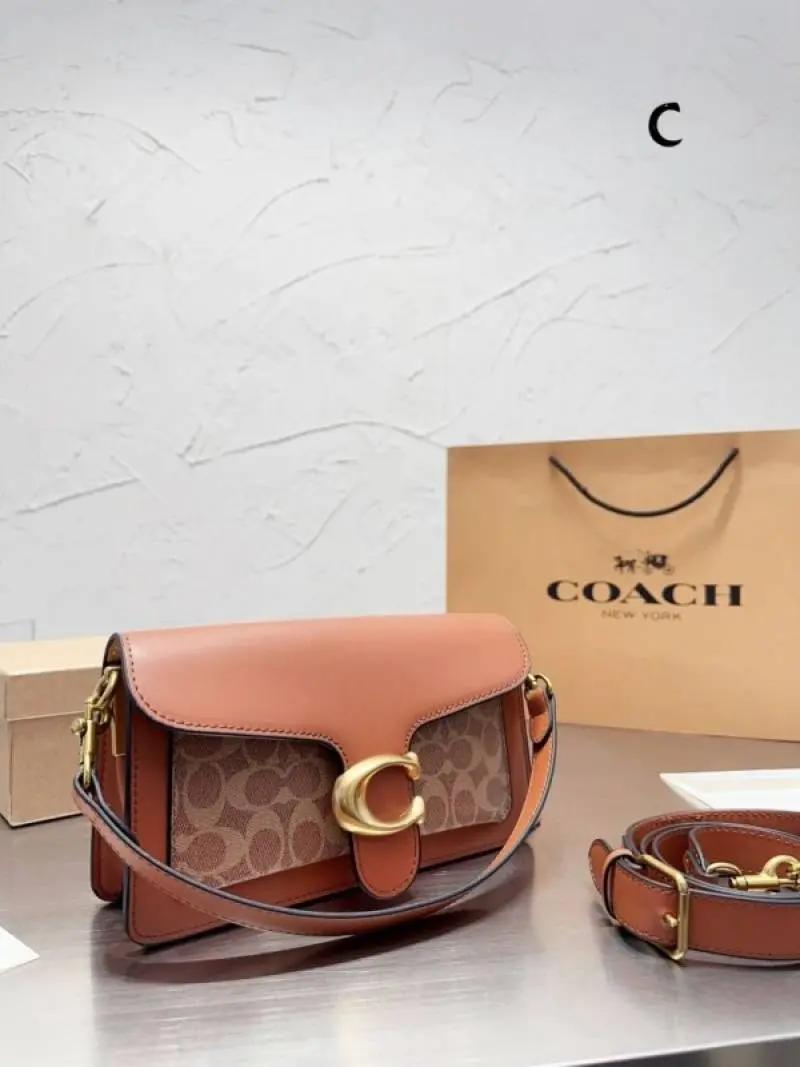 Coach Tabby 26 Shoulder Bag With OG Box & Dust Bag (Printed Brown-246) - Image 2
