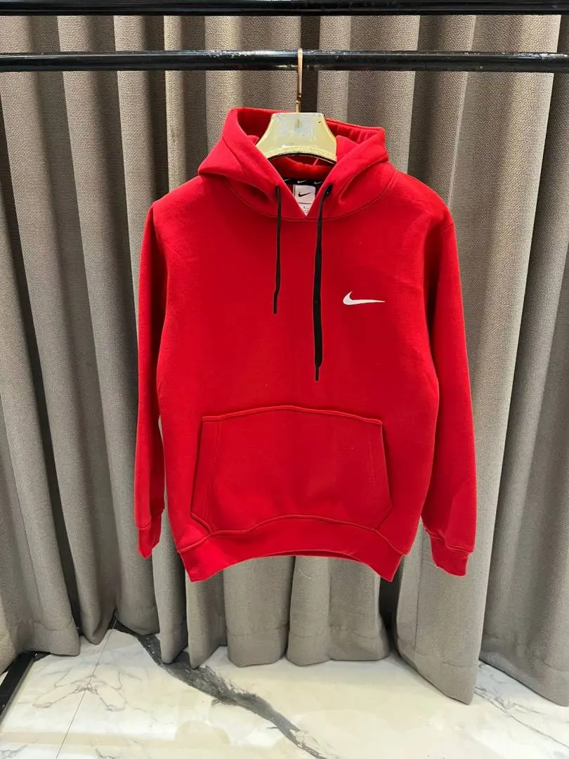 Nike Fleece Hoodie red