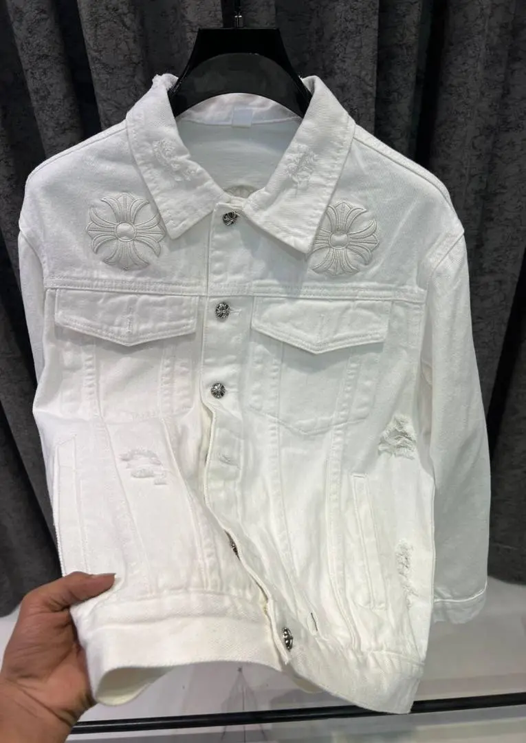 CHROME HEARTS IMPORTED STORE ARTICLE DENIM JACKET - Image 3