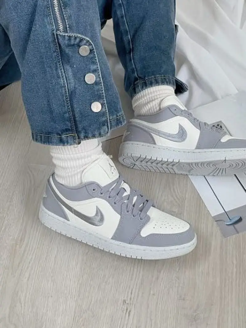 air jordan 1 low light steel grey sale - Image 6
