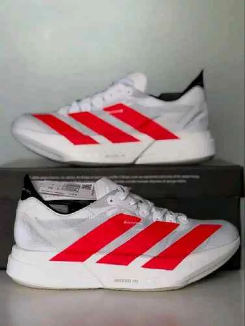 Adidas Adizero Adios Pro 4 Evo SL White Red - Image 3