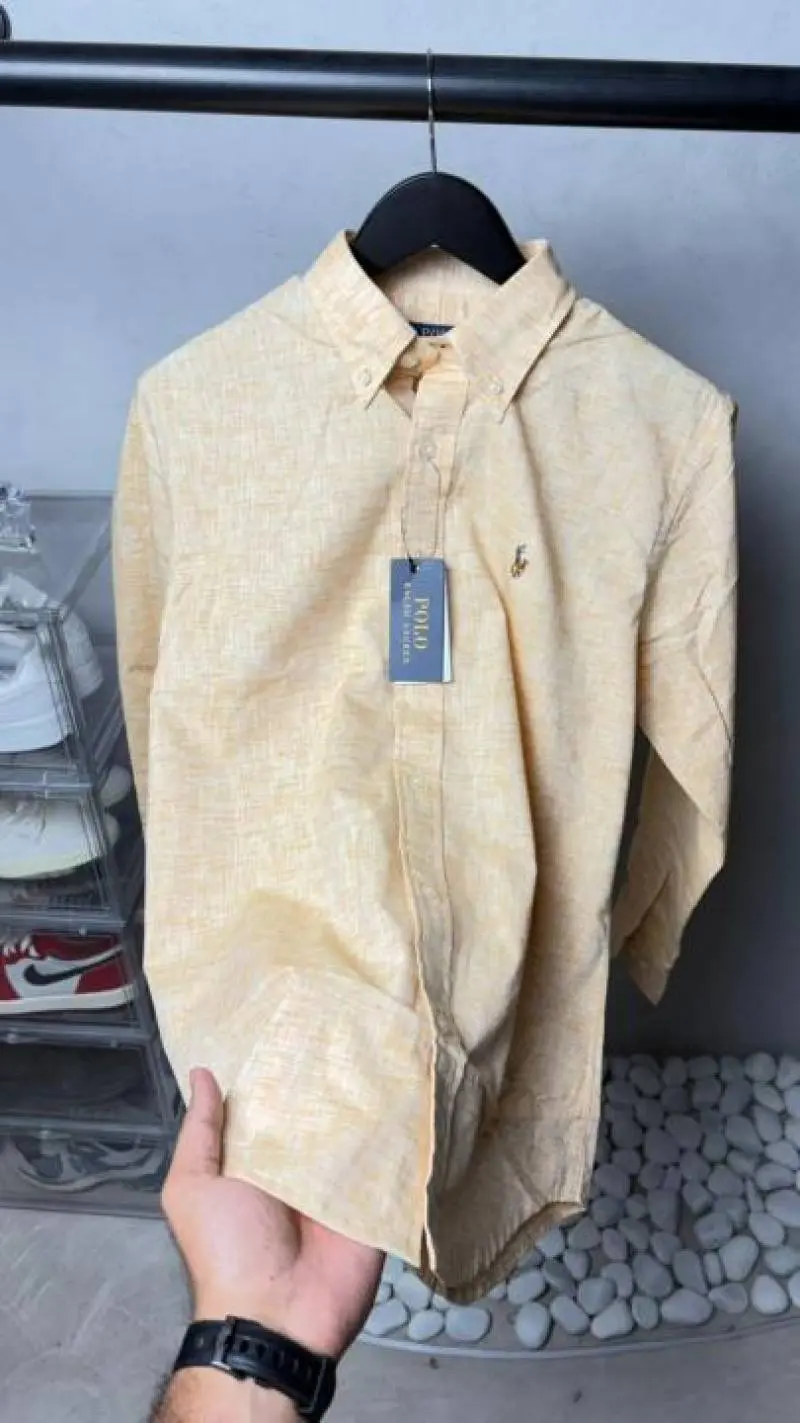 Ralph Lauren Premium Linen High Quality Shirts 2509 - Image 2
