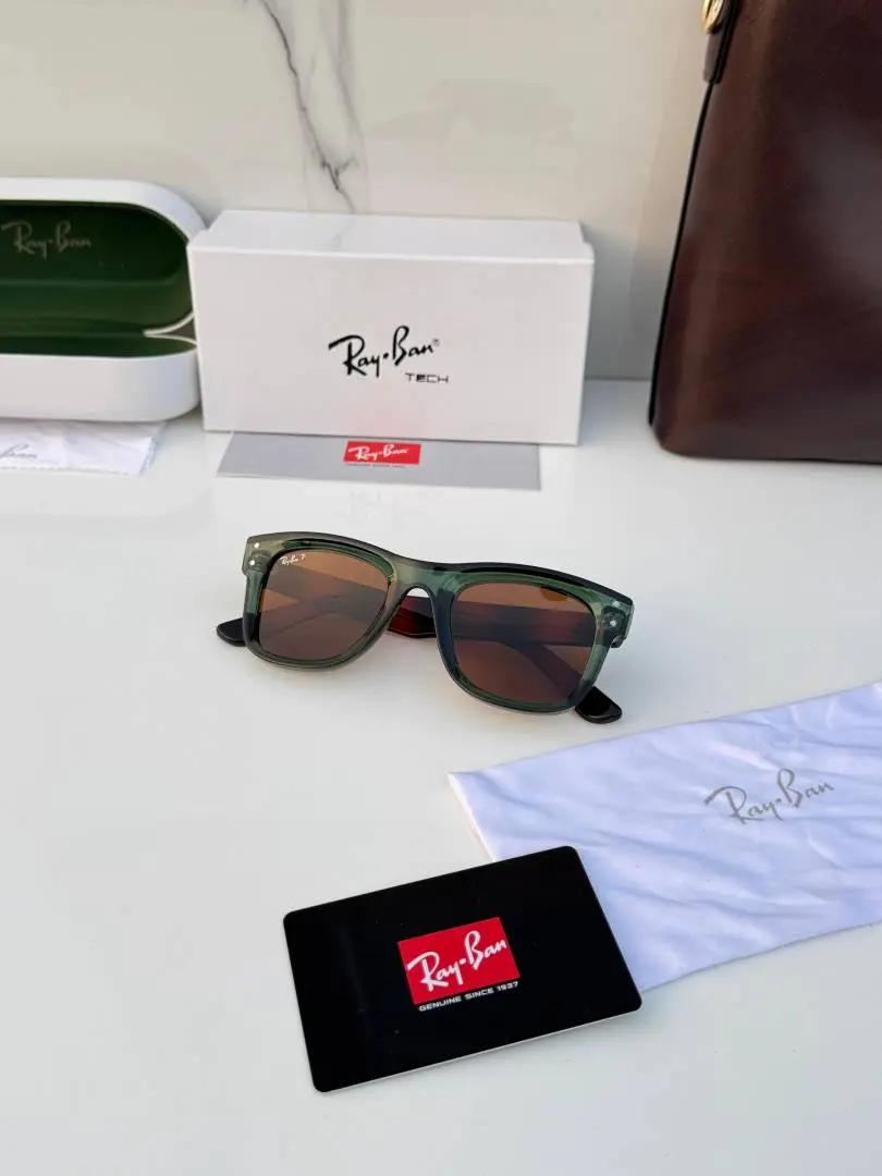 Ray-Ban 0502 olive tiger brown - Image 6