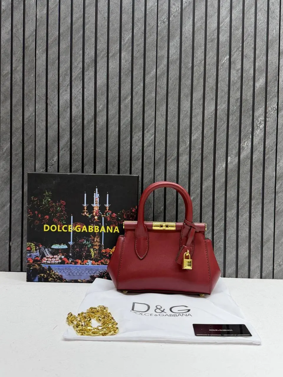 Dolcce & Gabbana 9026 Mini Marlene Red With Original Box & DustCover - Image 2