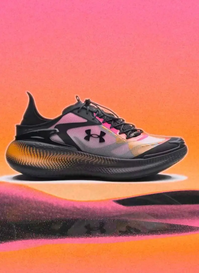 Under Armorr Echo Slipspeed Black Rebel Pink