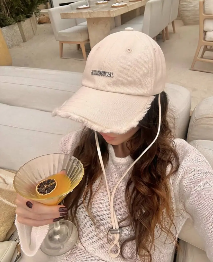 Jacquemus The Artichaut White Premium Unisex Cap With Safety Box - Image 3