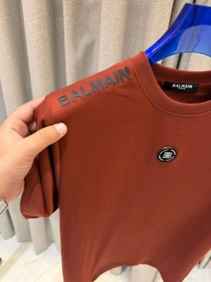 No return Balman Middle Brand Patch Round Neck T-shirt - Image 3