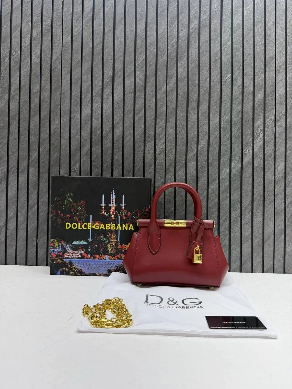 Dolcce & Gabbana 9026 Mini Marlene Red With Original Box & DustCover