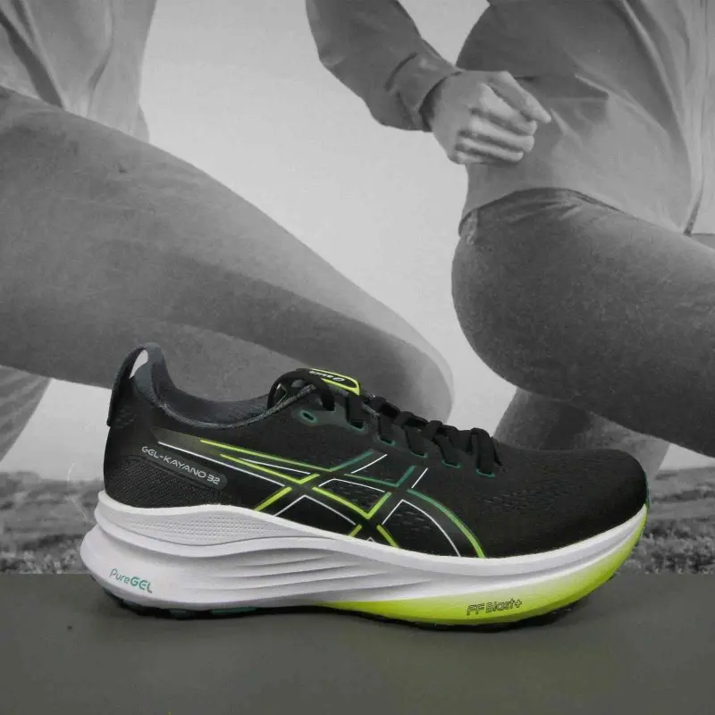 Asics Gel-Kayano 32 Black Jasper Green 1161 - Image 2