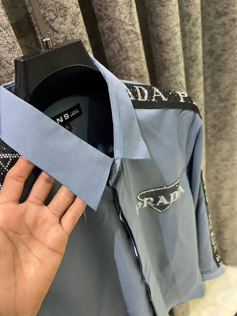 Prada IMPORTED STORE ARTICLE DIAMOND SHIRT - Image 2