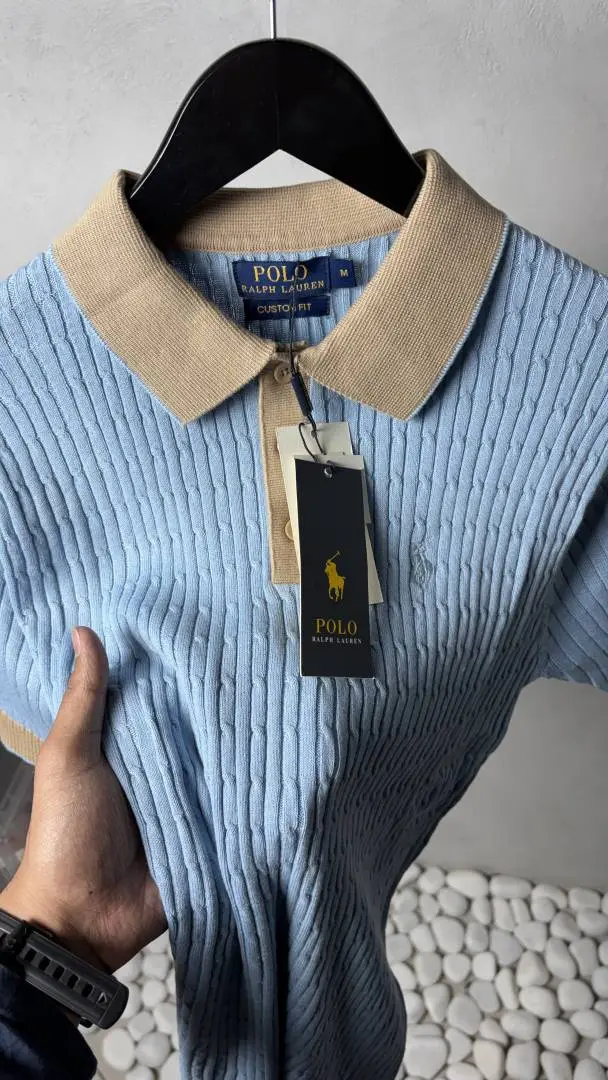Ralph Lauren Premium Knit Polo T-Shirt 1413 - Image 4