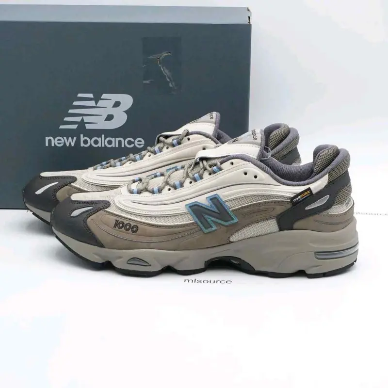 New Balencee 1000 Suede Cordura Beige 1266 - Image 2