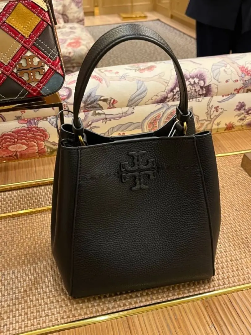 Tori Burch McGraw Bucket Bag With OriginalBox DustCover - Image 9