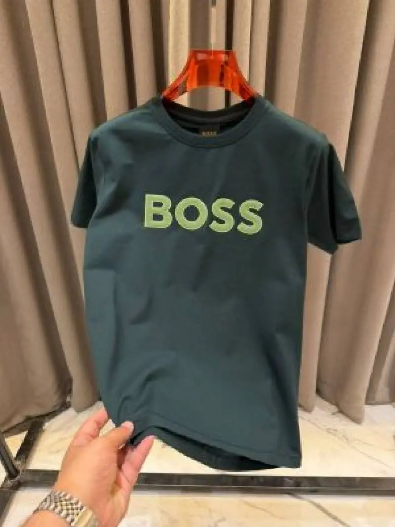 Boss Middle Brand Logo Round Neck T-shirt - Image 3