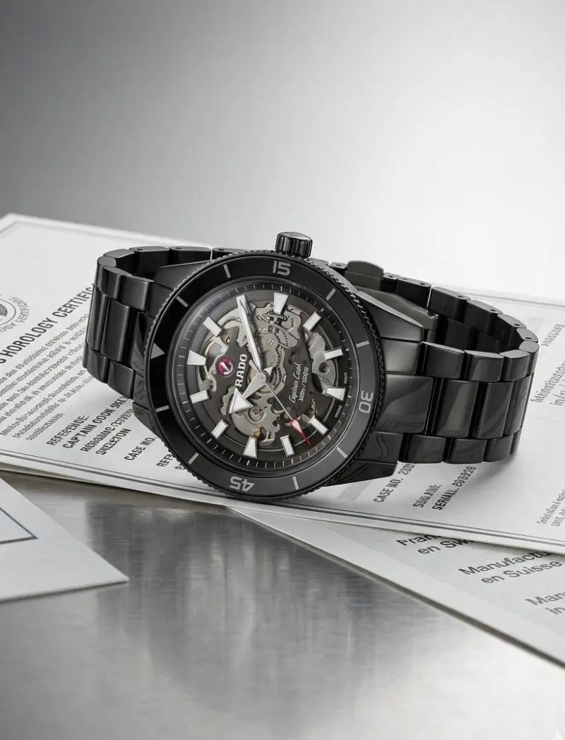 Rado Captain Cook HighTech Automatic Black-Silver - Image 2