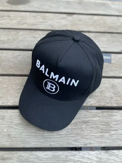 Balmain B Black White Premium Unisex Cap With Safety Box