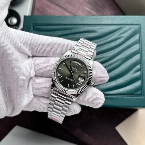 Rolex Oyster perpetual Day Date Steel-Green Ref228236 Z-R Quality