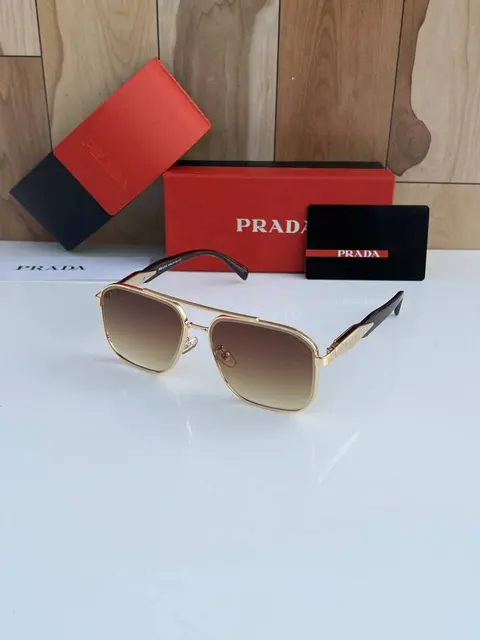 Prada 23244 gold brown