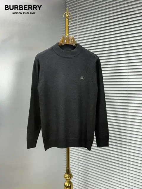 Burberry Chest Logo Sweatshirt Dark Grey