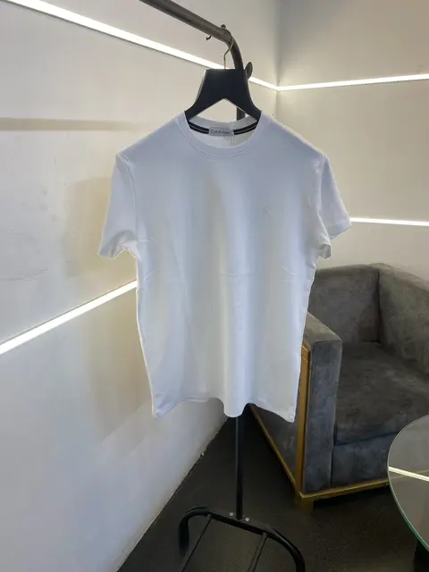 Calvin kline imported round neck tshirt white sale