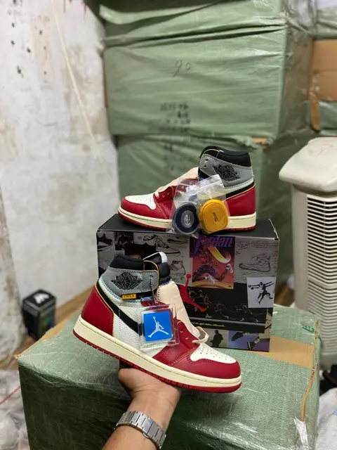 Union LA X Air Jordan 1 High Black Toe UA QUALITY