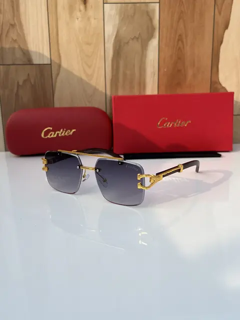 Cartier 9063 gold black shaded