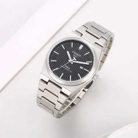 Tissot 1853 Prx Silver-Black