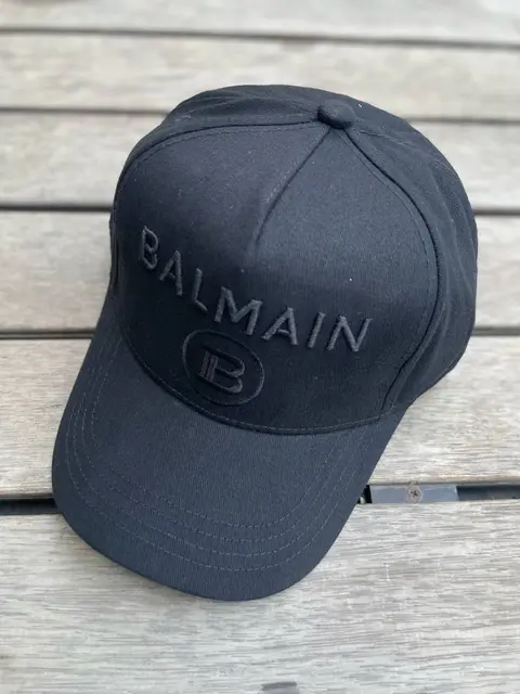 Balmain B All Black Premium Unisex Cap With Safety Box