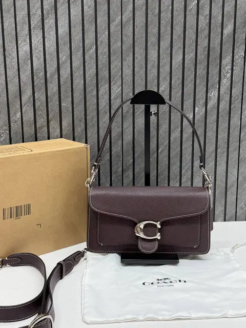 Coach Tabby 26 Highend Quality Maple With Original Box & DustCover With Branding inside the flap 11 Highend